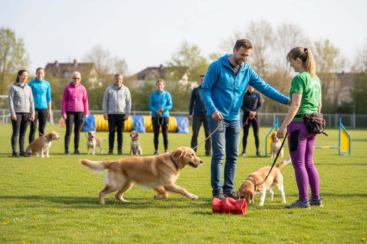 Teilnahme an einer Hundeschule Teilnahme an einer Hundeschule