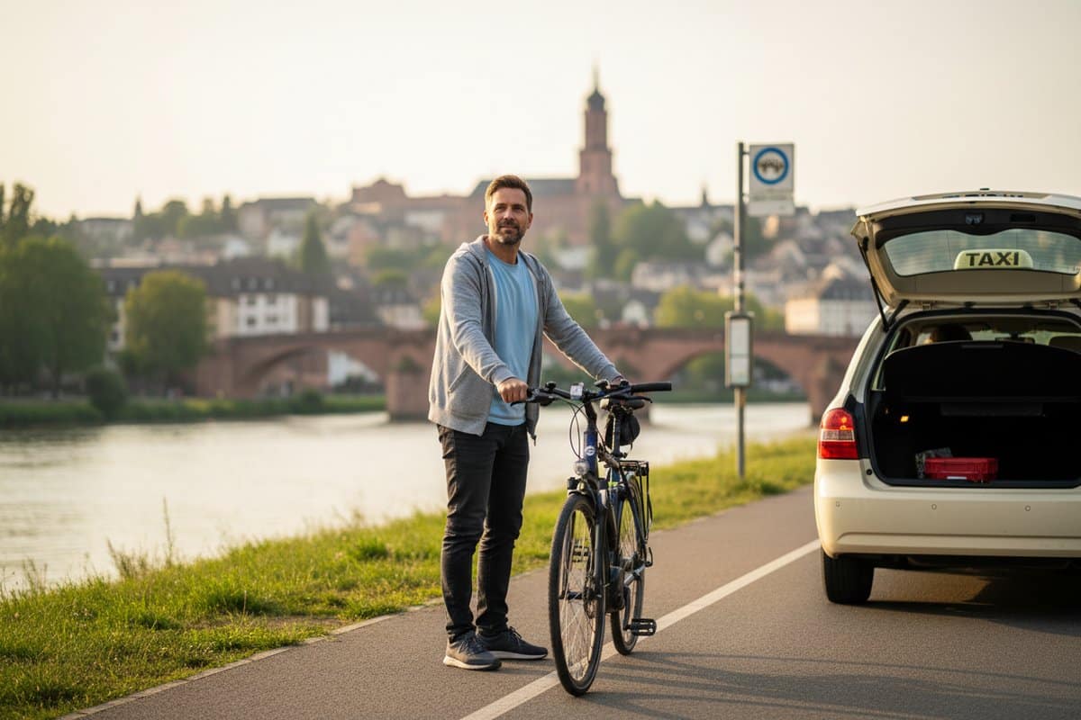 Weiterfahrt mit Taxi oder öffentlichen Verkehrsmitteln Weiterfahrt mit Taxi oder öffentlichen Verkehrsmitteln