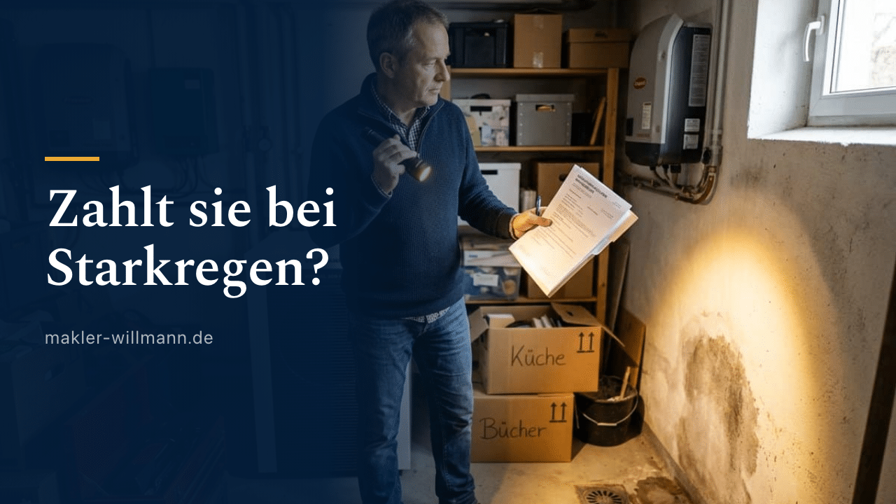 Video: Wohngebäude: Zahlt deine Versicherung bei Starkregen?